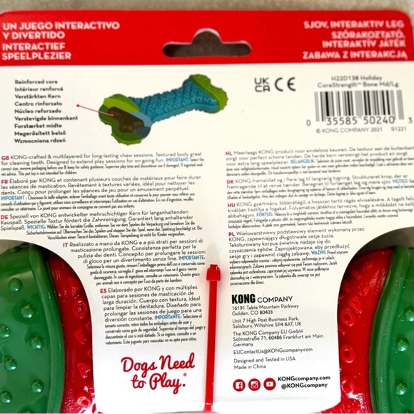 Merry & Bright™ Dog Sweater, KONG Holiday Bone & Ho Ho Bags - Picture 11 of 12